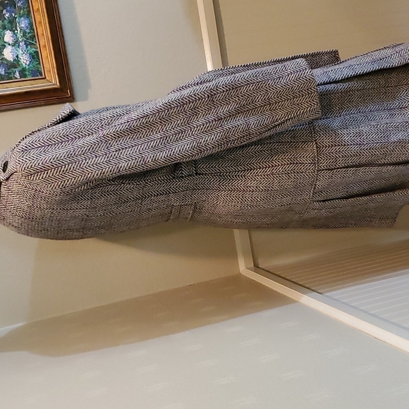 Calvin Klein herringbone wool coat - Picture 6 of 13